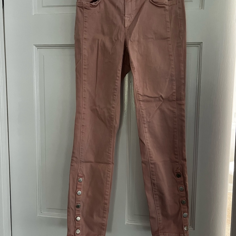 J Brand Pin Button-Detail Pants